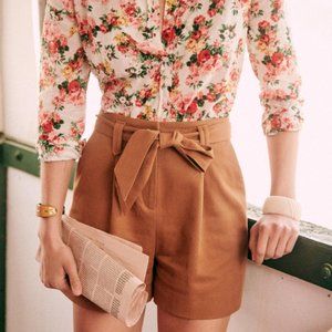 NWT Sezane Lucas Shorts FR 36 / US 4